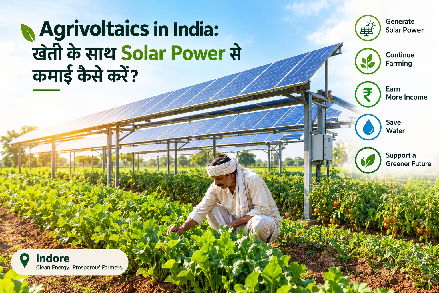 Agrivoltaics in India